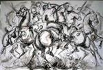Deauville toujours.., technique mixte sur toile, 120 x 80 cm