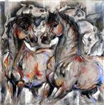 Complicité, 70 x 70 cm