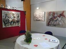 Une des vues de mon espace d'exposition.