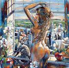 Woman nude art, surréalisme