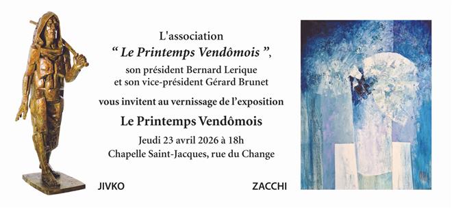 Carton d'invitation Le printemps Vendômois