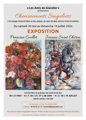 Exposition Jeanne Saint Chéron et Francine Coullet